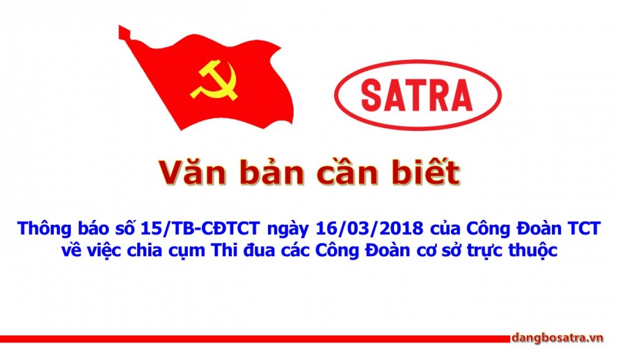 Công đoàn - Đảng bộ Satra