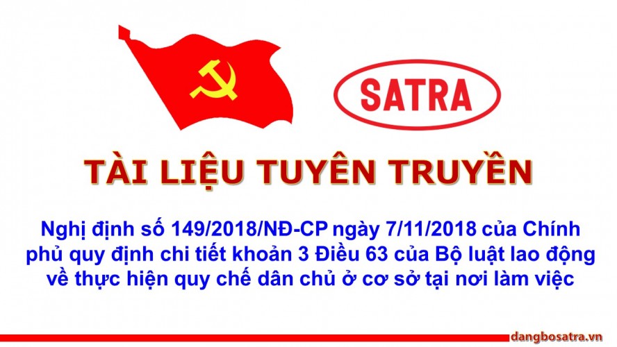 Tin tức - Đảng bộ Satra