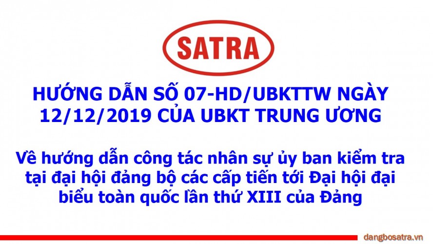 Đảng Ủy - Page 7 of 186 - Đảng bộ Satra