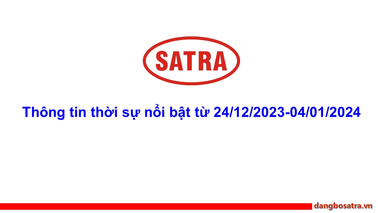 Tin Đảng Ủy - Đảng bộ Satra