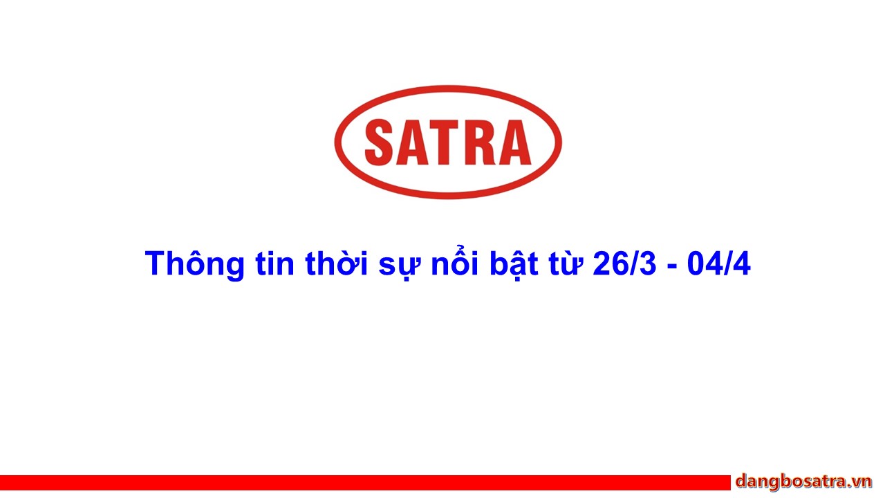 Tin thời sự - Đảng bộ Satra