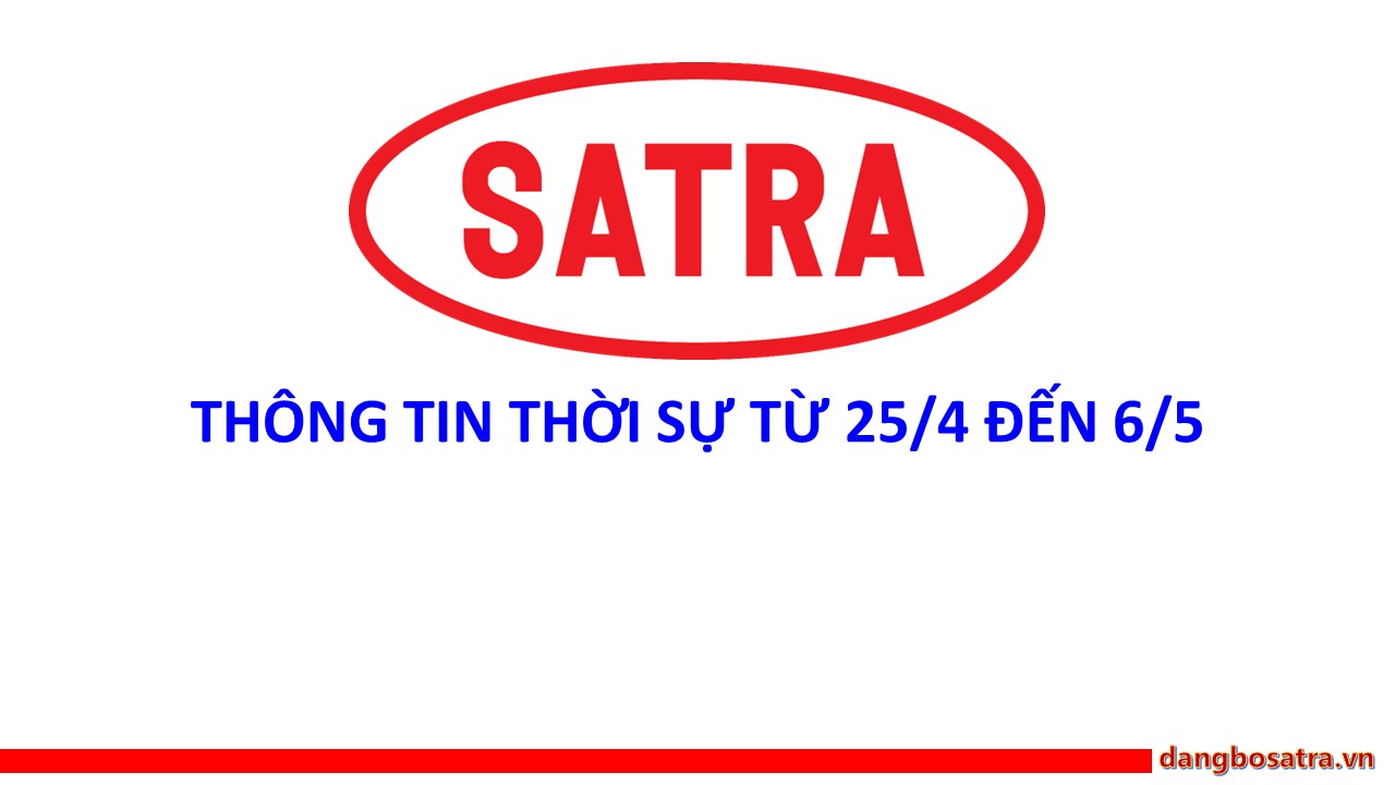 Tin Đảng Ủy - Đảng bộ Satra