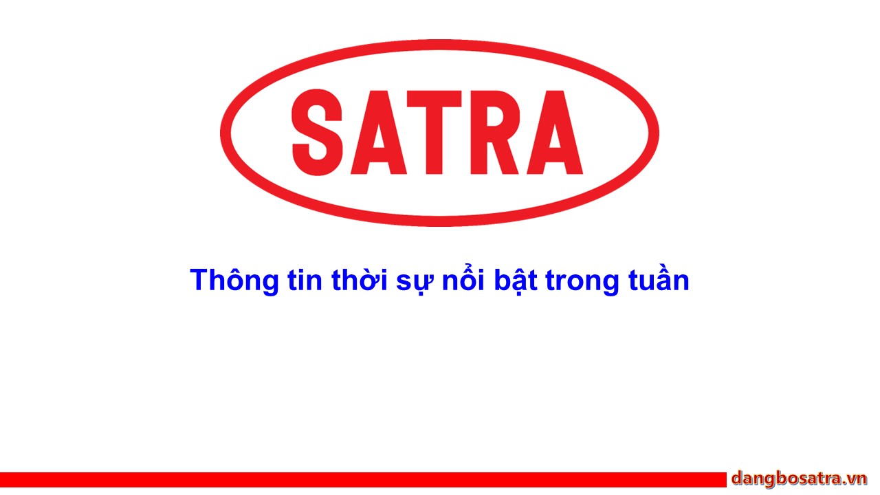 Tin Đảng Ủy - Đảng bộ Satra