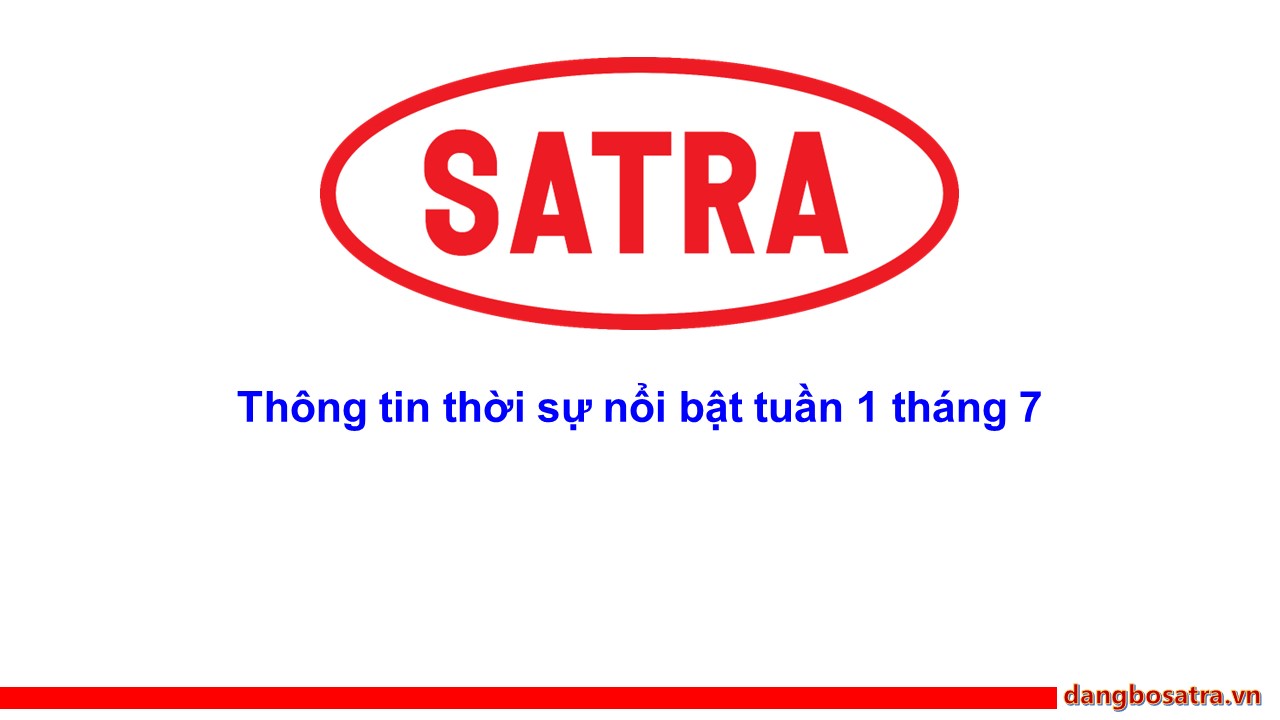 Tin Đảng Ủy - Đảng bộ Satra