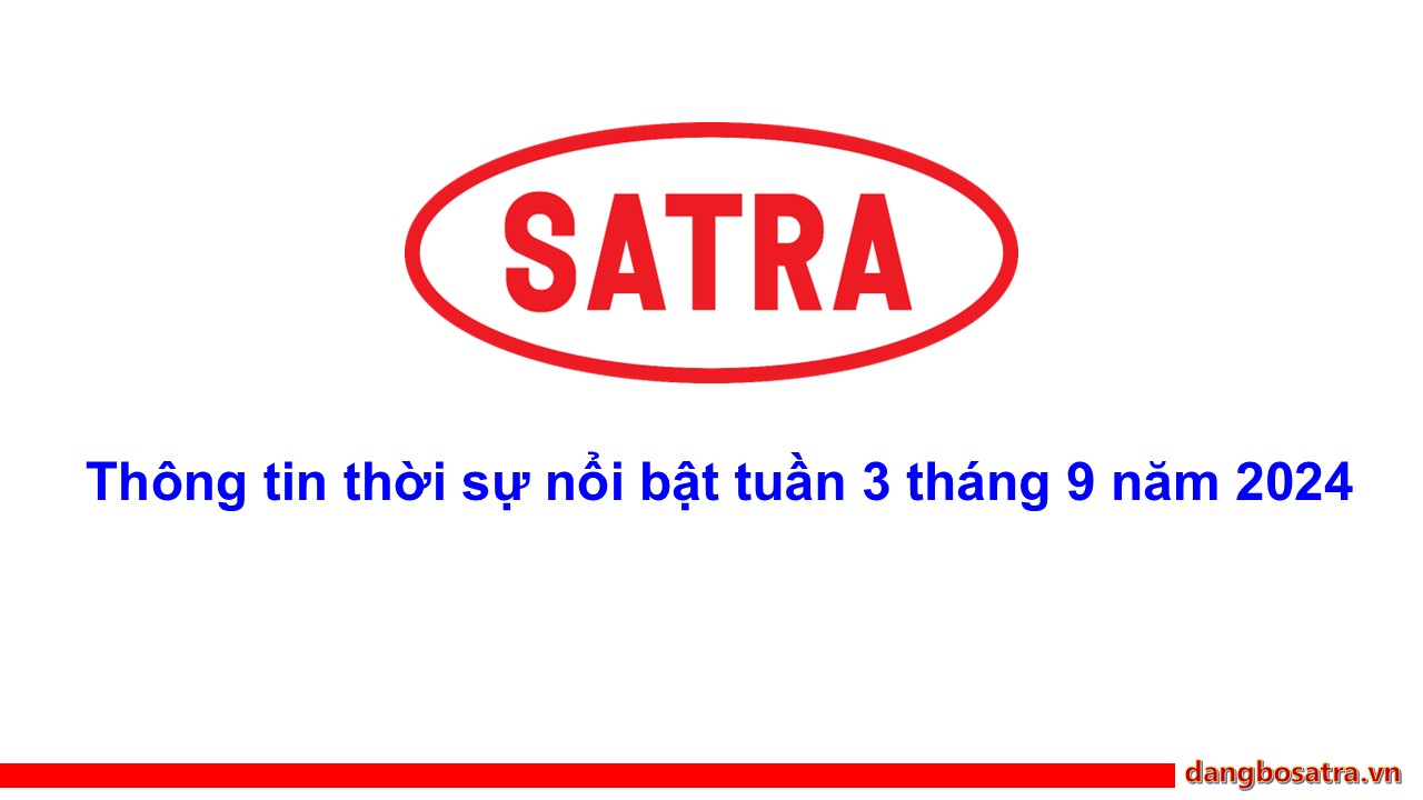 Tin tức - Đảng bộ Satra