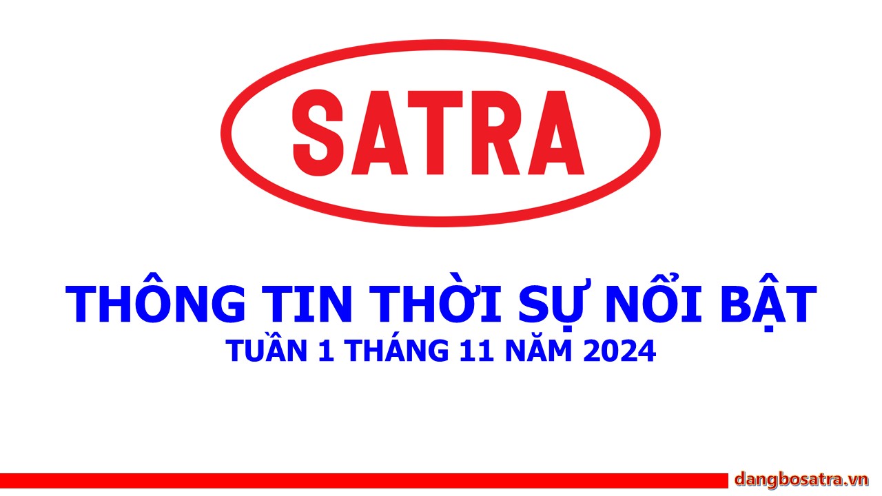Tin thời sự - Đảng bộ Satra
