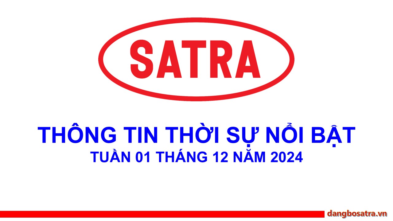 Tin thời sự - Đảng bộ Satra