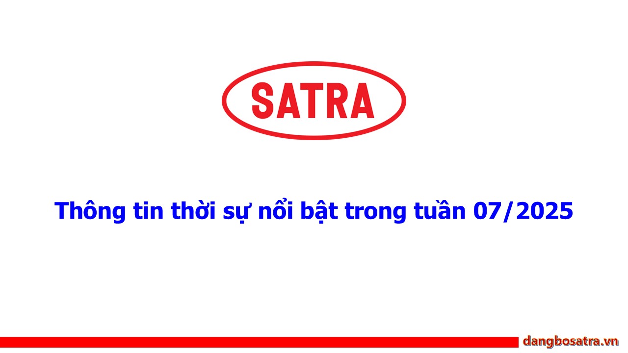 Tin thời sự - Đảng bộ Satra