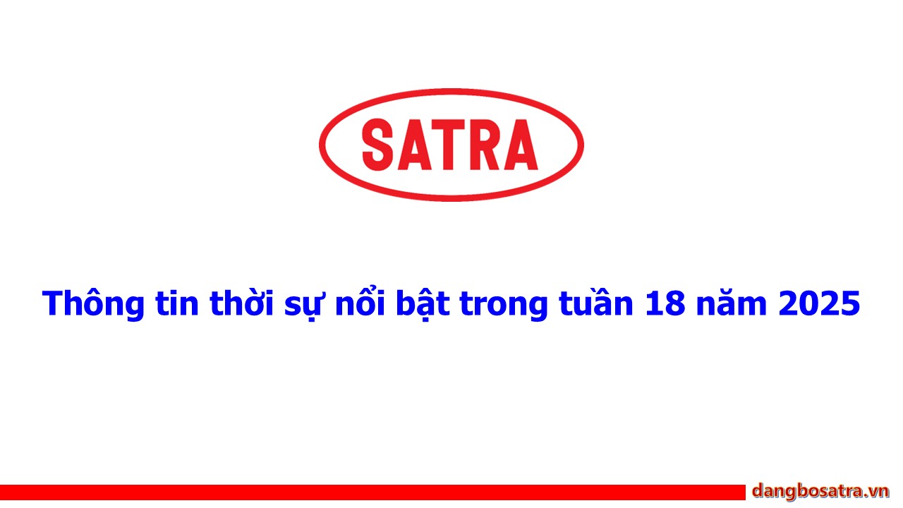 Tin thời sự - Đảng bộ Satra