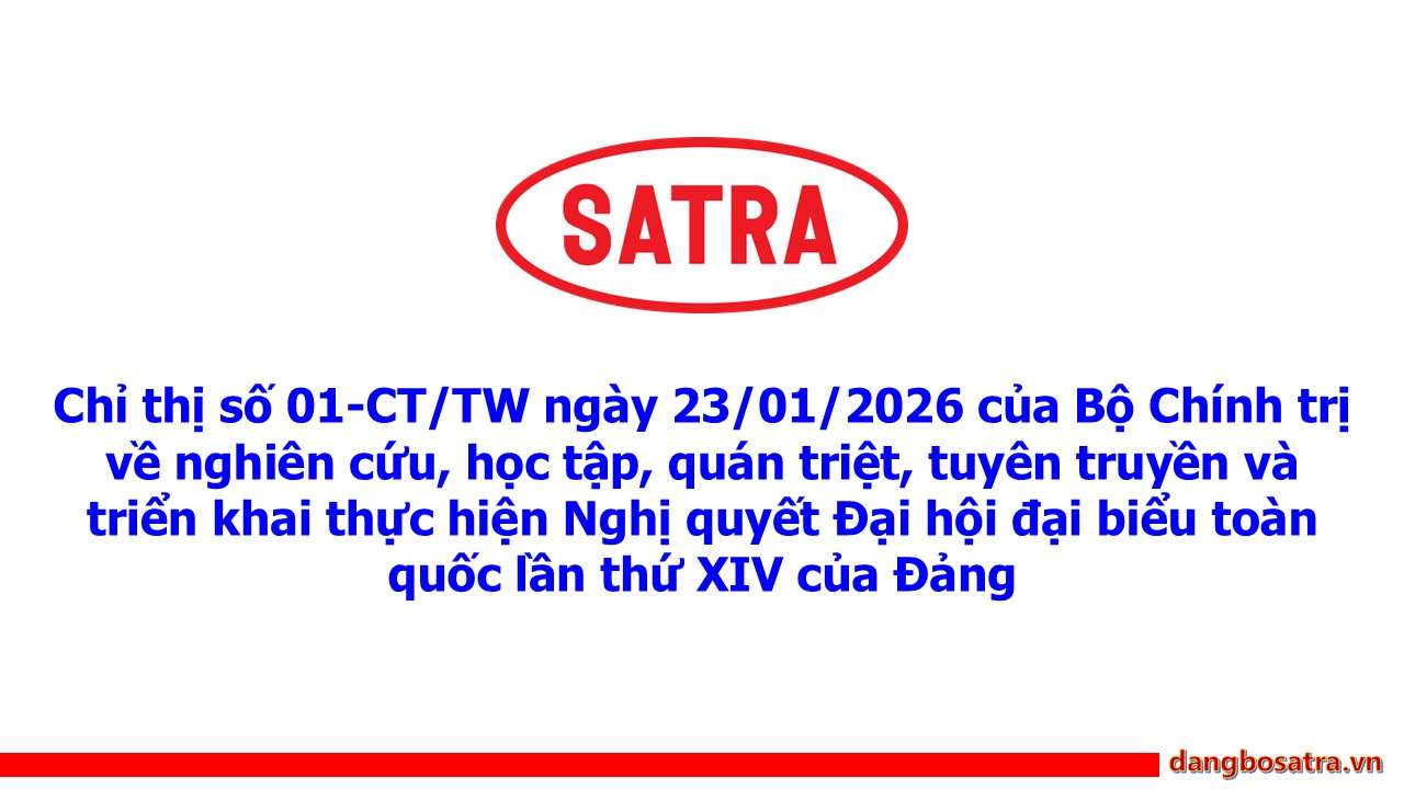 Trang chủ - Đảng bộ Satra