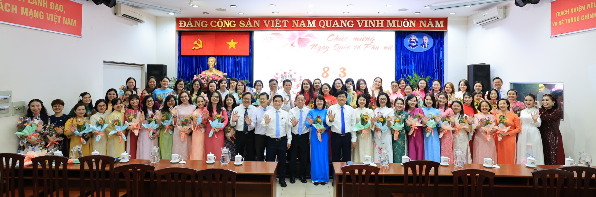 Satra sắp xếp, tổ chức bộ máy của hệ thống chính trị toàn Tổng Công ty tinh gọn, hoạt động hiệu lực, hiệu quả. - Đảng bộ Satra