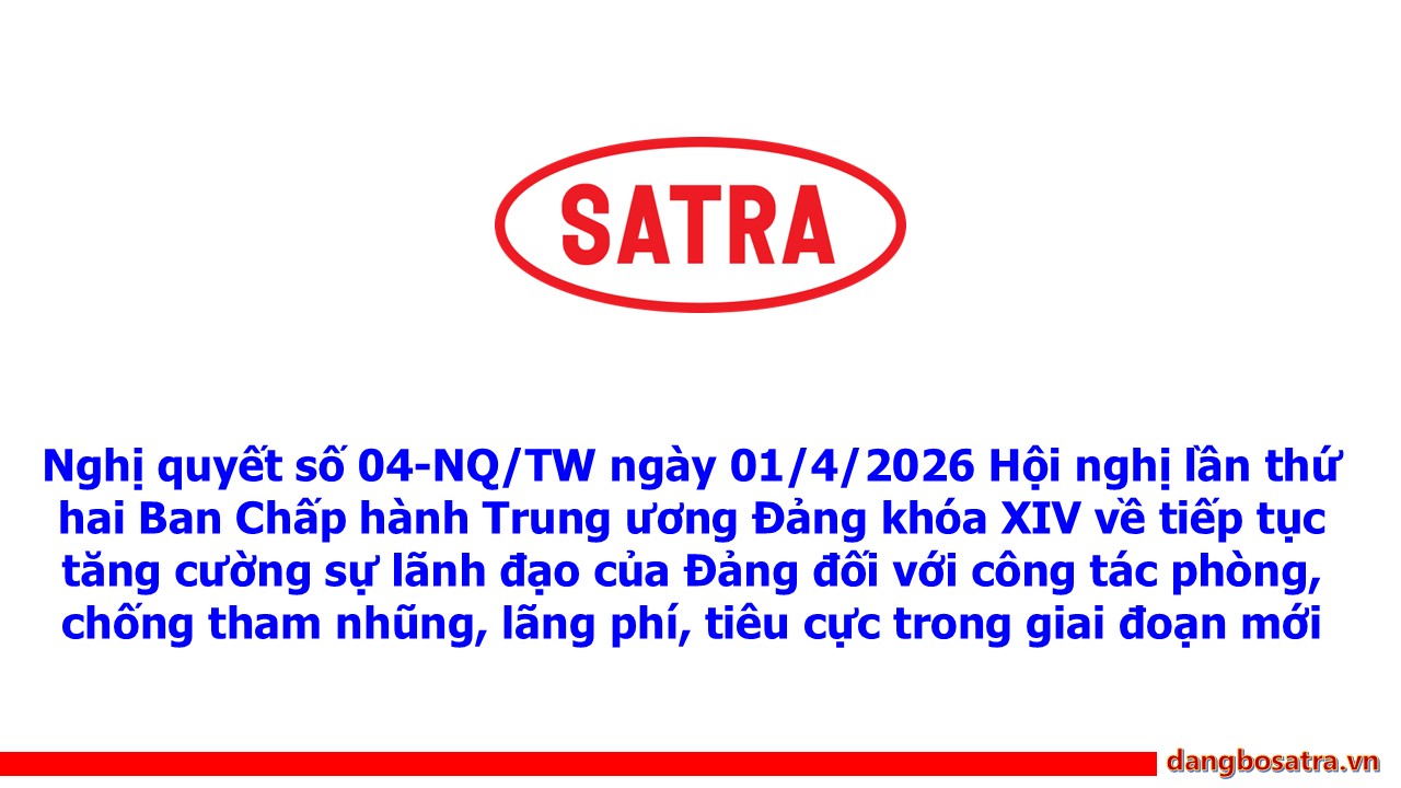 Trang chủ - Đảng bộ Satra