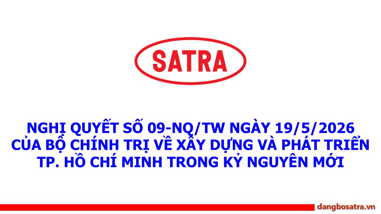 Trang chủ - Đảng bộ Satra
