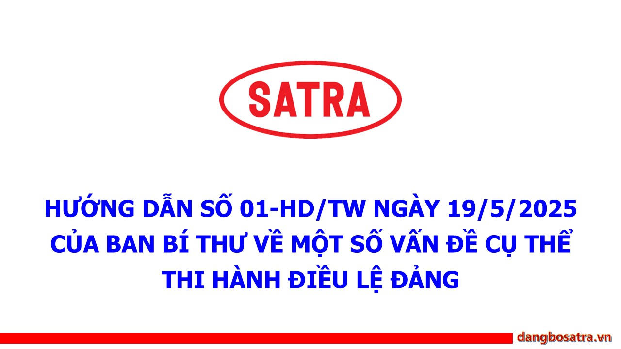 Trang chủ - Đảng bộ Satra